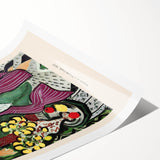 Extra large wall art featuring line art flowers in black on white, ideal for large living room wall decor.