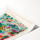 Extra large wall art featuring line art flowers in black on white rolled canvas, suitable for large living room decor.