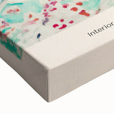 Large art of a black and white landscape painting on stretched canvas, ideal for bedroom wall decor.