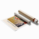 Extra large rolled print of Henri Matisse-inspired floral art in pastel shades, ideal for classy bathroom wall art.