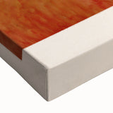 Large art featuring a black and white landscape painting on stretched canvas, ideal for bedroom wall decor.