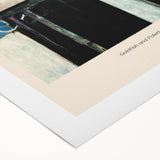 Art deco poster of a Henri Matisse design in vibrant colors on rolled canvas, suitable for dining room or bathroom.