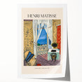 Extra large rolled print of a Henri Matisse floral design in vibrant colors, ideal for art wall dining room or bathroom.