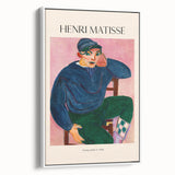 Framed canvas featuring a vintage poster art style landscape in black tones, ideal for bedroom wall decor.