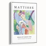 Framed canvas of a vintage landscape art painting in muted earth tones, ideal for bedroom wall decor.