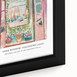 Extra large framed canvas depicting a textured, colorful abstract design in black, ideal for living room decor.