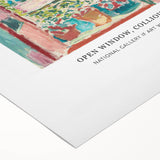 Art deco poster featuring bold geometric shapes in primary colors on rolled canvas.