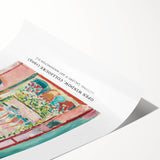 Extra large wall art featuring line art flowers in black on white canvas, ideal for large living room wall decor.