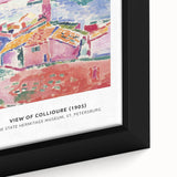 Extra large framed canvas featuring a textured, colorful abstract design on a black background, suited for living room decor.