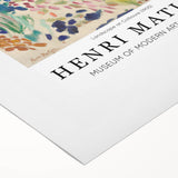 Art deco poster featuring geometric shapes and bold colors on rolled canvas, suitable for dining room or bathroom walls.