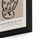 Extra large black wall art featuring a colorful, textured abstract design on a framed canvas, ideal for living room decor.