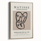 Framed canvas of a colorful Henri Matisse landscape painting in vintage style, ideal for adding a vibrant touch to any room.