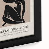 Extra large framed canvas featuring a textured, colorful abstract design on a black background.