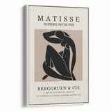 Framed canvas of a vintage-style landscape painting in muted earth tones, ideal for bedroom wall art.