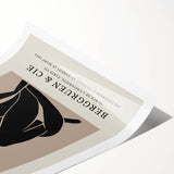 Extra large wall art featuring line art flowers in black on a white background, ideal for large living room decor.