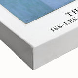 Large art canvas featuring a black and white landscape painting in a minimalist style, ideal for bedroom decor.