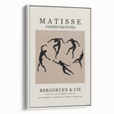 Framed canvas depicting a vintage landscape painting in muted earth tones, ideal for bedroom wall art.