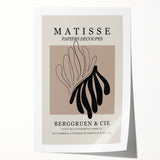 Extra large rolled print of a Henri Matisse-inspired floral design in vibrant colors, ideal for art wall dining room.