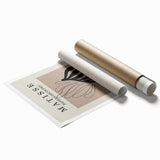 Extra large wall art featuring black line art flowers on a white background, ideal for large living room wall decor.