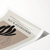 Extra large rolled print featuring a Henri Matisse-inspired floral design in vibrant colors.