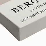 Large art featuring a black and white abstract landscape on stretched canvas, ideal for bedroom wall decor.