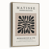 Framed canvas of a colorful Henri Matisse landscape painting, featuring vibrant hues.