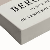 Large art featuring a black and white landscape painting on stretched canvas, ideal for bedroom wall decor.