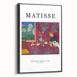 Black and white landscape painting on framed canvas, featuring a vintage poster art style, ideal for bedroom decor.