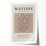 Rolled print of a Henri Matisse-inspired floral design in vibrant colors.