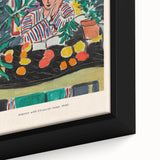 Extra large black wall art featuring a colorful, textured abstract design on a framed canvas, suitable for living room decor.