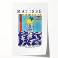 Rolled print of Henri Matisse's avant-garde floral design in vibrant colors.
