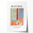 Rolled print of a Henri Matisse-inspired floral design in pastel colors.