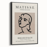 Black and white vintage poster art of a landscape on framed canvas, ideal for bedroom decor.