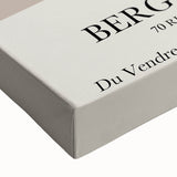 Large art of a black and white landscape painting on stretched canvas, suitable for bedroom wall decor.