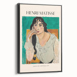 Black and white landscape painting on framed canvas, featuring minimalist vintage poster art, ideal for bedroom wall decor.