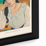 Extra large framed canvas featuring a close-up of a textured, colorful Henri Matisse-inspired abstract design.