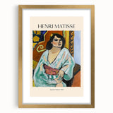 Textured abstract art print featuring vivid blue and orange colors on a framed canvas, ideal for bedroom art.