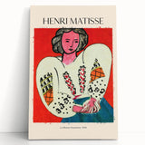 Black and white abstract design on large stretched canvas, suited for kitchen or bedroom wall art.