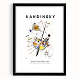 Extra large abstract art print featuring colorful, textured swirls on a black framed canvas, ideal for living room decor.