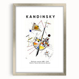 Textured abstract art print in a silver frame, featuring dynamic swirls in vibrant colors, ideal for bedroom art.