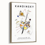 Black and gold abstract landscape painting on framed canvas, ideal for modern bedroom ambiance.