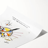 Extra large wall art featuring line art flowers in black on white, rolled print format, suited for large living room decor.