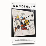 Large abstract wall art on acrylic glass depicting vibrant geometric shapes, ideal for modern bedroom or dining room decor.