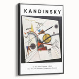 Black and white landscape painting on framed canvas, featuring a vintage poster art style, suitable for bedroom wall decor.