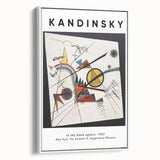 Extra large framed canvas featuring colorful vintage poster art of abstract designs, ideal for living room decor.