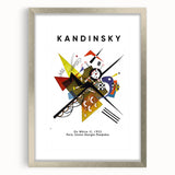 Textured abstract art print in vibrant colors on framed canvas, suitable for enhancing bedroom decor.