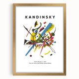 Extra large abstract art print featuring swirling textured patterns in vibrant hues, on a gold-framed canvas.