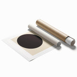 Extra large rolled print featuring abstract floral designs in muted tones, ideal for classy bathroom wall art.