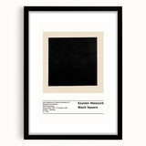 Extra large framed abstract art print featuring colorful geometric shapes, ideal for a vibrant living room ambiance.