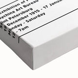 Large art featuring a black and white abstract landscape on stretched canvas, suitable for bedroom wall placement.